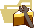 folder type cake opened icon