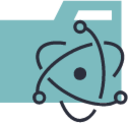 folder type light electron icon