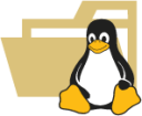 folder type linux opened icon