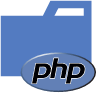 folder type php icon