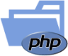 folder type php opened icon