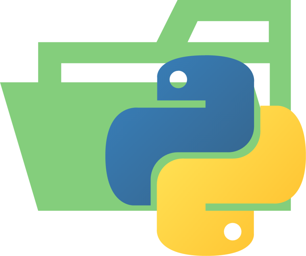 folder type python opened icon
