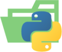 folder type python opened icon