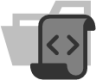 folder type script opened icon