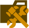 folder type tools icon