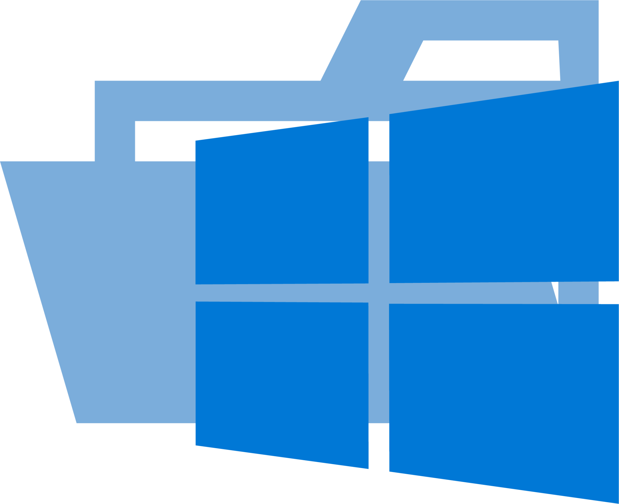 folder type windows opened icon