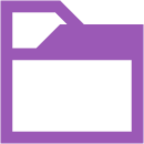 folder violet icon