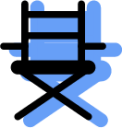 folding stool icon