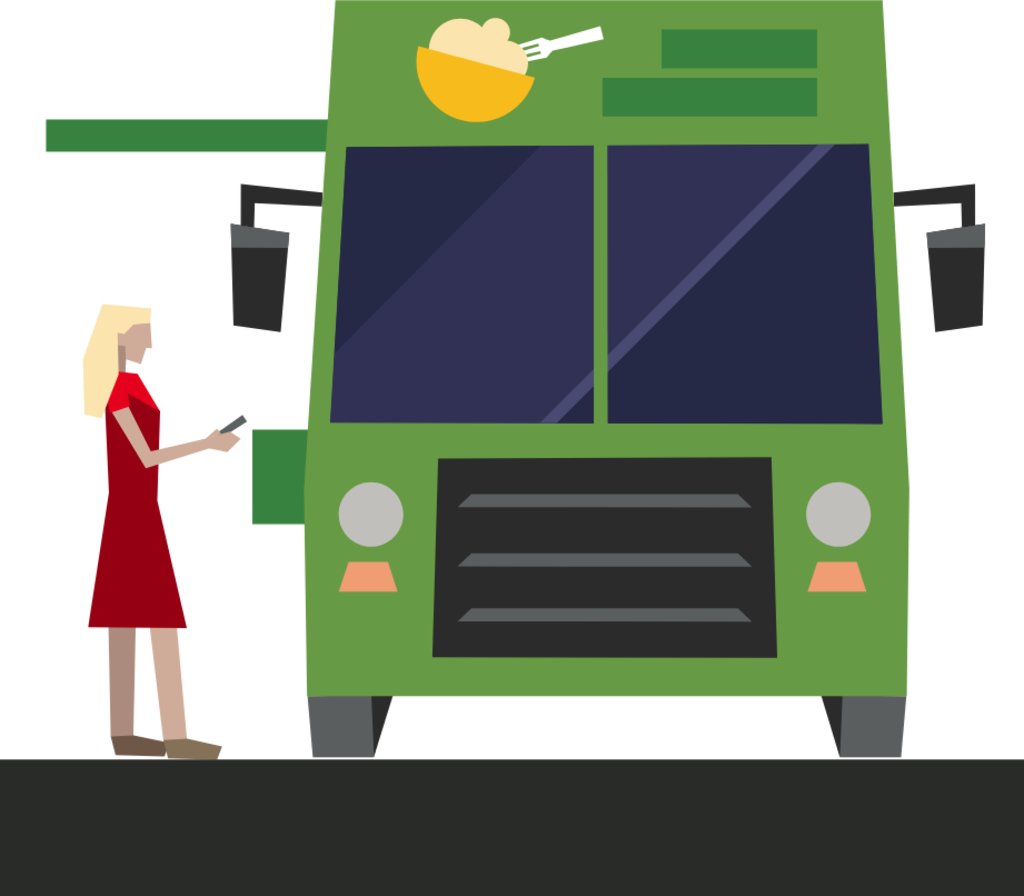food truck illustration