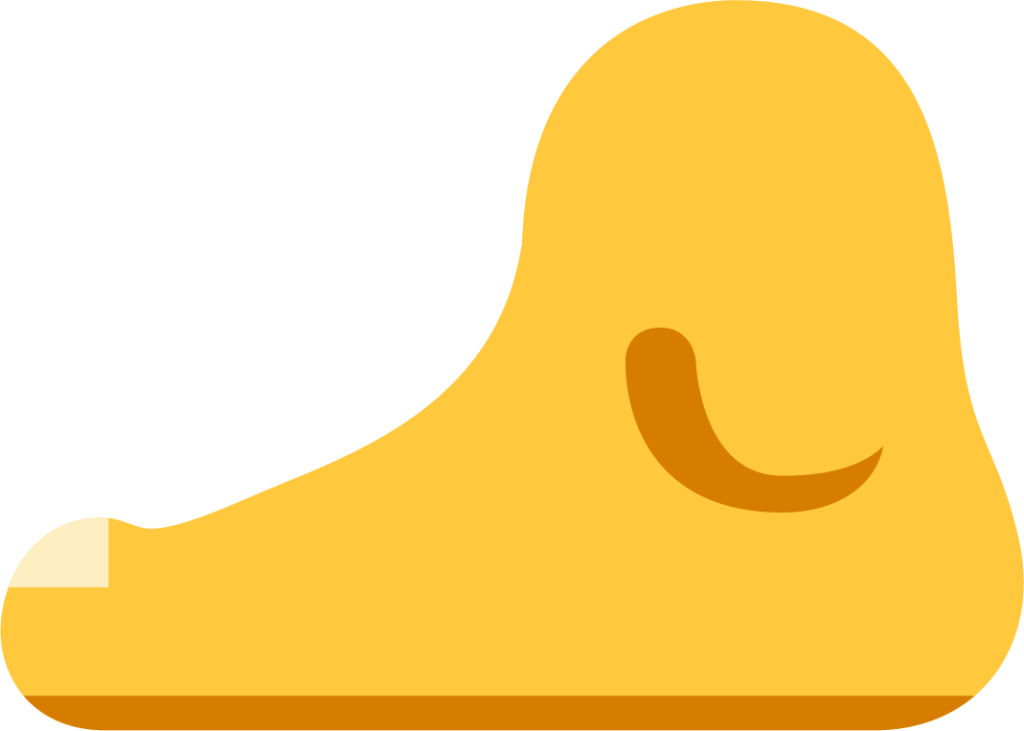 foot default emoji