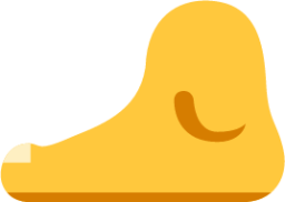 foot default emoji