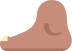 foot medium emoji