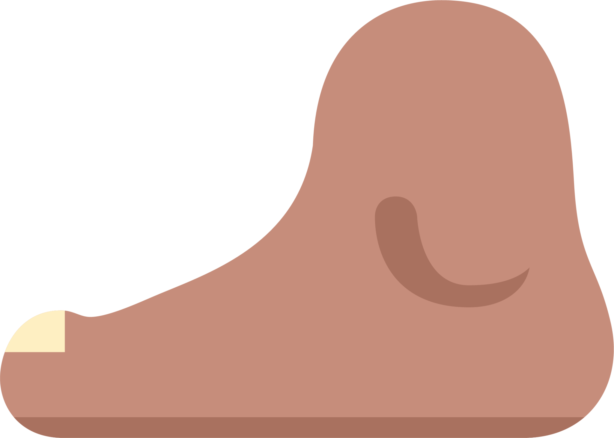 foot medium emoji
