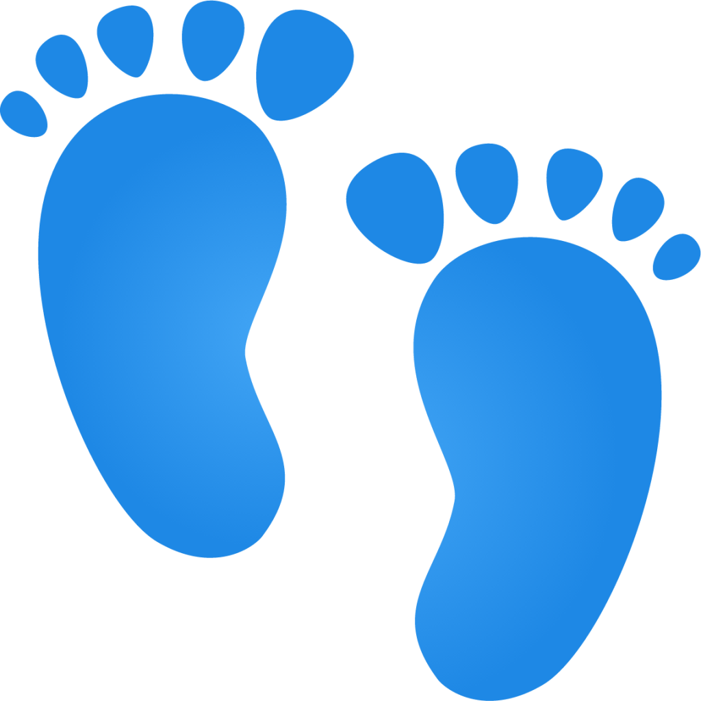footprints emoji