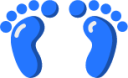 footprints illustration