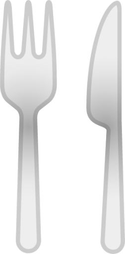 fork and knife emoji