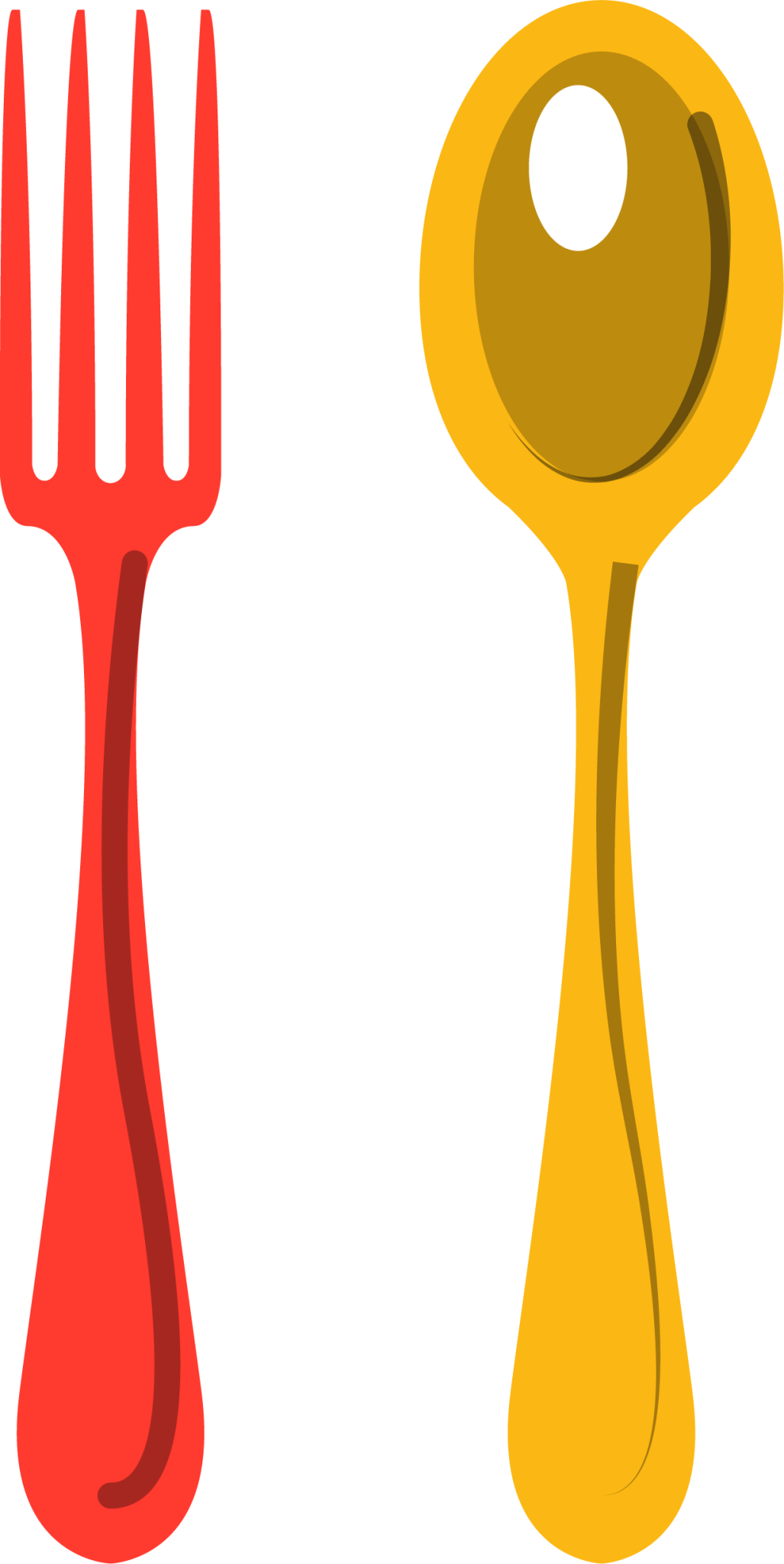 fork spoon illustration