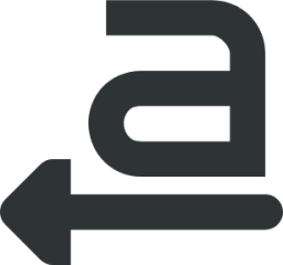 format text direction rtl symbolic icon