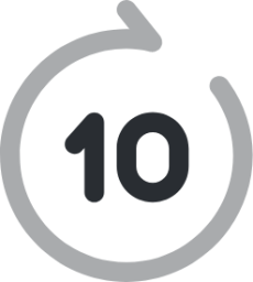 forward 10 seconds icon