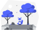 Fox in the Jungle illustration