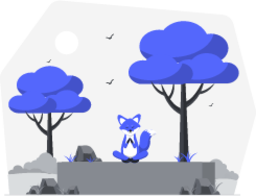 Fox in the Jungle illustration
