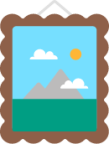 framed picture emoji