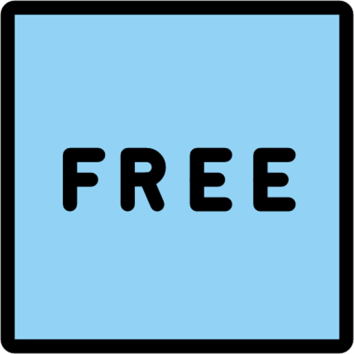 FREE button emoji
