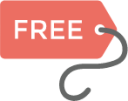 free price tag icon