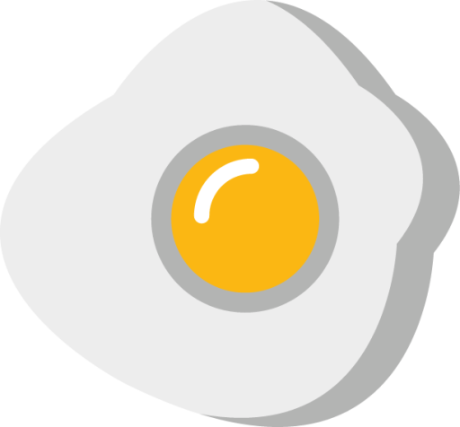 fried egg illustration