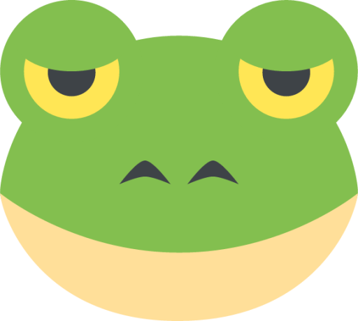 frog face emoji