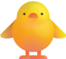 front facing baby chick emoji