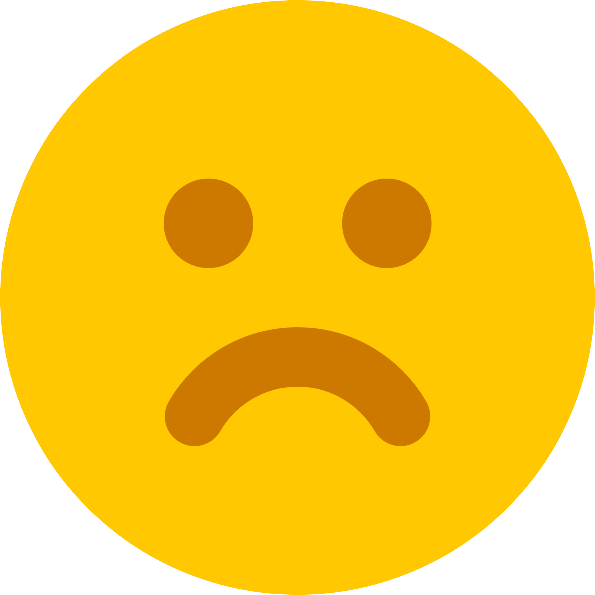 frowning face icon