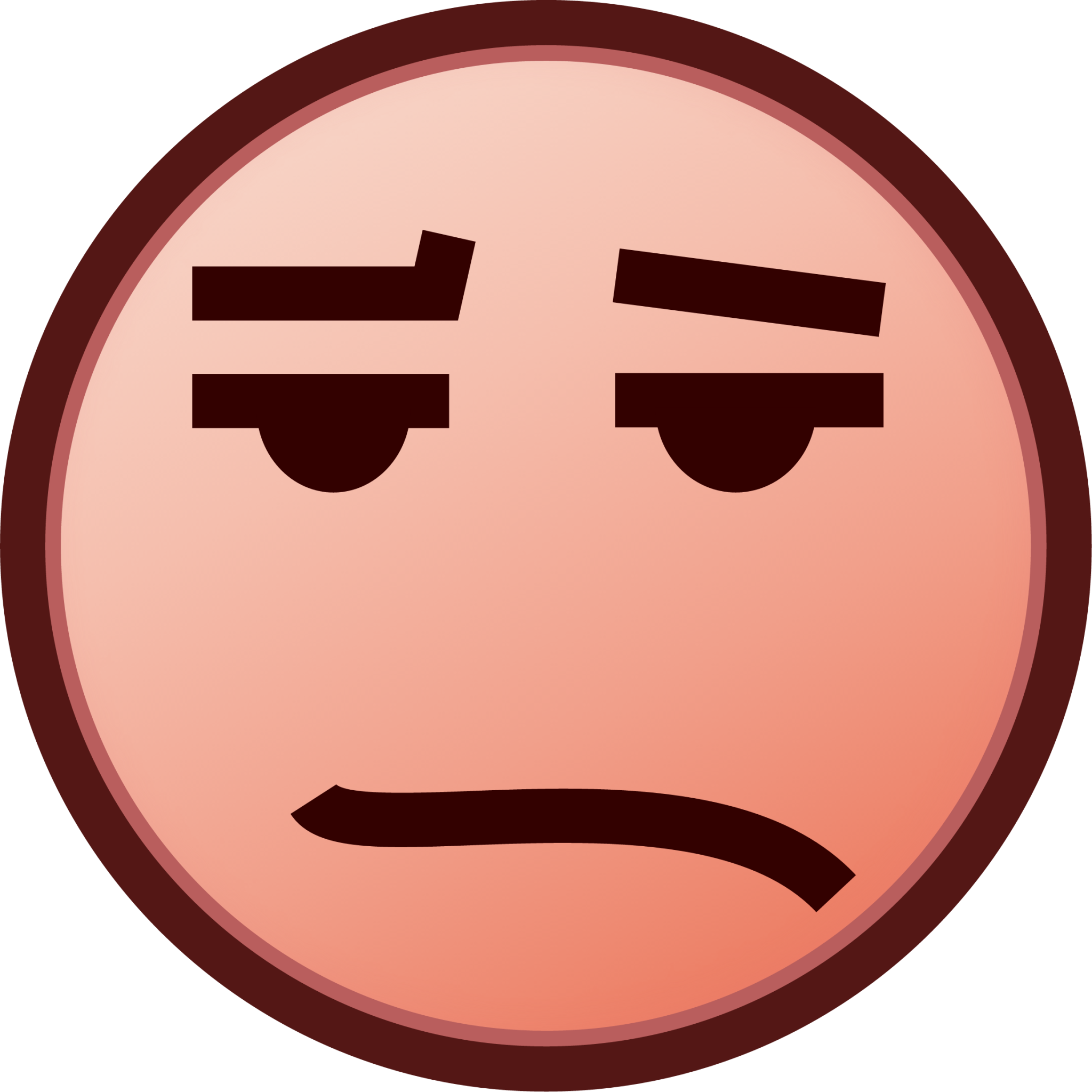 frowning face (plain) emoji