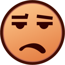 frowning (yellow) emoji
