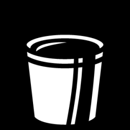 full metal bucket icon