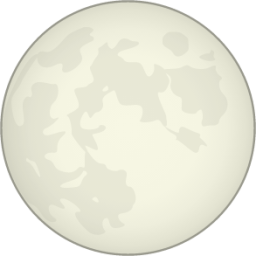 full moon emoji