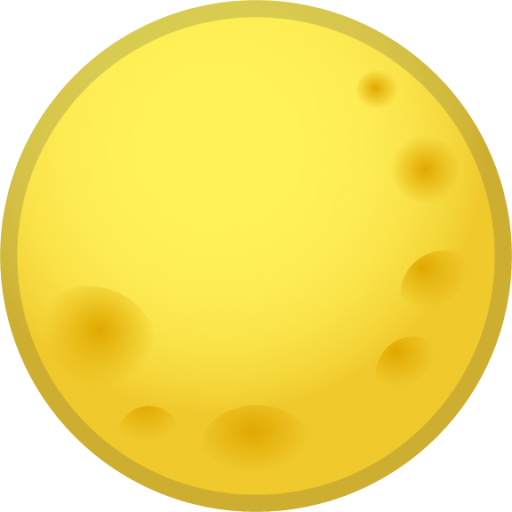 Free Yellow Moon SVG, PNG Icon, Symbol. Download Image.