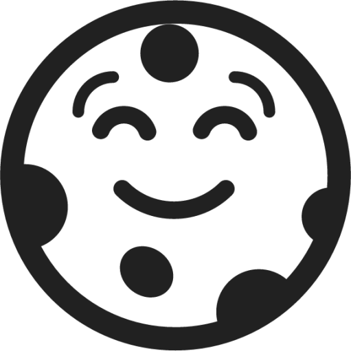 full moon face emoji