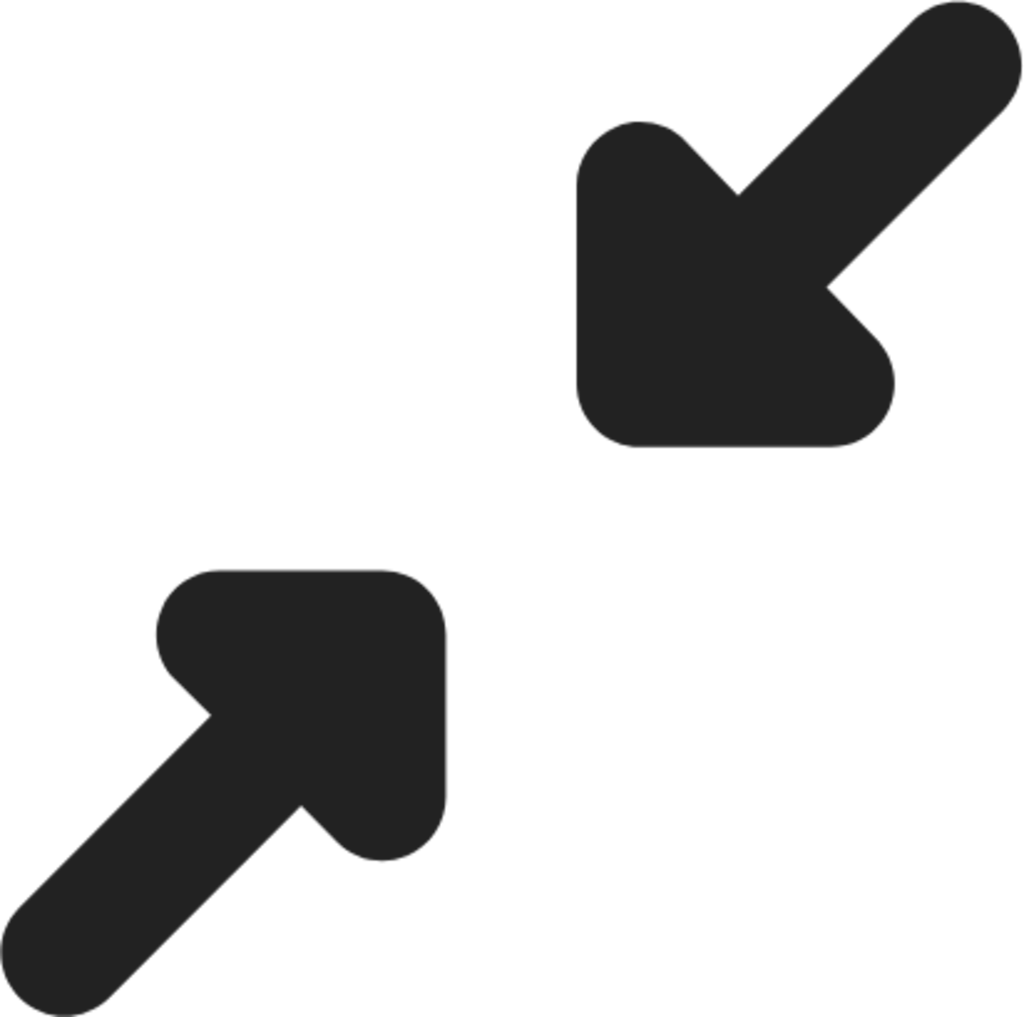 fullscreen exit arrows icon