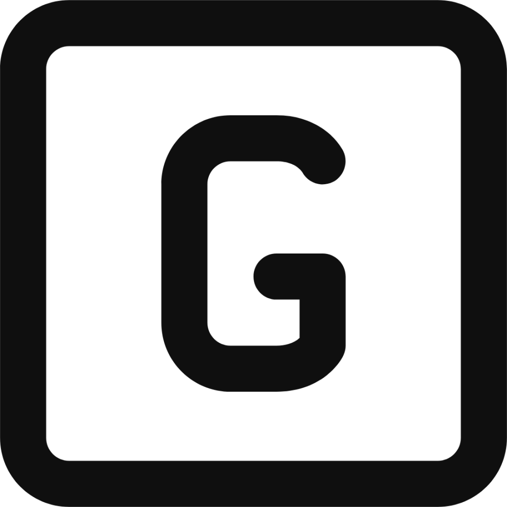 g movie rating icon