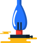gas lamp illustration