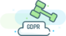 gdpr privacy legal law fine illustration