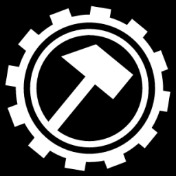 gear hammer icon
