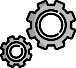 gear icons