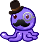 gentleman octopus emoji