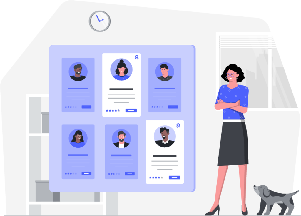 Get personalised candidate recommendations illustration