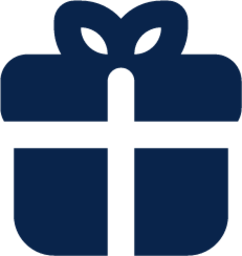 gift fill business icon