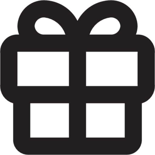 gift outline icon