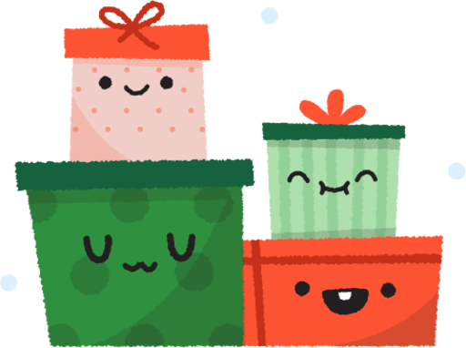 Gifts christmas gift holiday holidays present presents illustration