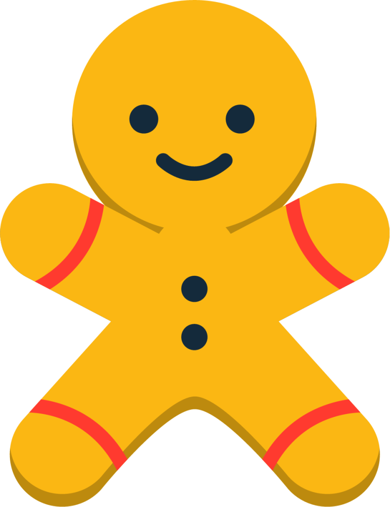 gingerbread man illustration
